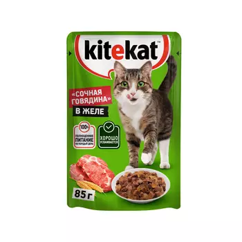 Консервы, паучи Kitekat