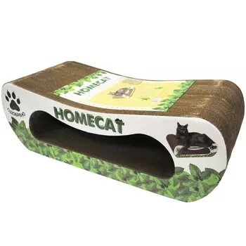 Homecat когтеточка "Мятная волна", гофрокартон, 61х25х20 см (500 г)