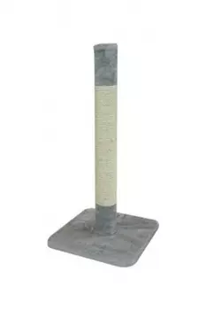 Когтеточка-столбик "Сандра" серая, 40x40x80 см (2,9 кг)