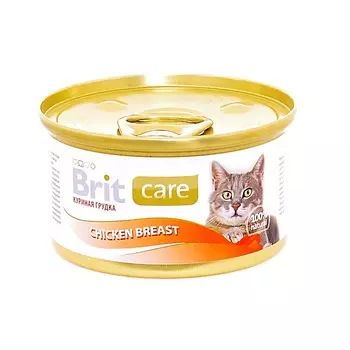Консервы для кошек, с куриной грудкой (80 г)