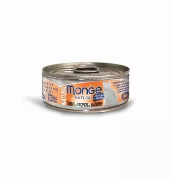 Консервы для кошек: тихоокеанский тунец с лососем (80 г)