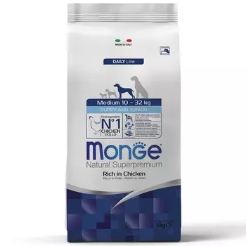 Monge для щенков средних пород (12 кг)