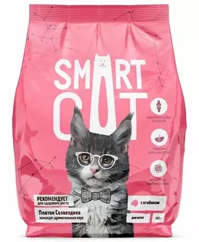 Корм Smart Cat для котят с ягненком (5 кг)