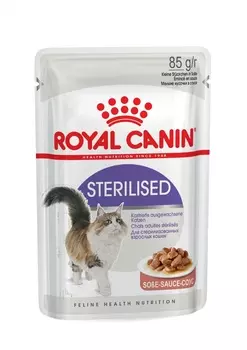 Royal Canin кусочки в соусе для кастрированных кошек 1-7лет (85 г)