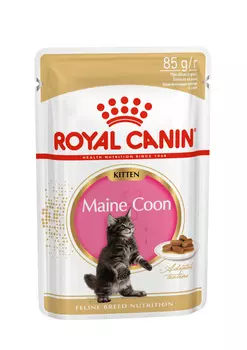 Royal Canin кусочки в соусе для котят породы Мейн-Кун: 4-15 мес (85 г)