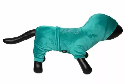 Lion велюровый комбинезон для собак Bear (голубой) (S)