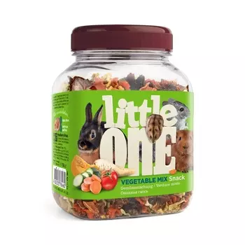 Little One лакомство "Овощная смесь" для всех видов грызунов (150 г)