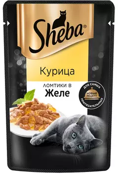 Sheba ломтики в желе, курица (85 г)