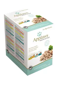Applaws набор паучей "Радуга вкусов" для кошек: 12 шт. х 70 гр. (840 г)
