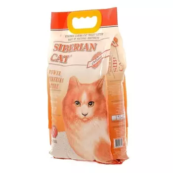 Сибирская кошка оптима Комкующийся наполнитель (8 кг)