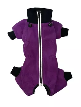 OSSO комбинезон для собак из флиса на молнии (сука) фиолетовый (30)