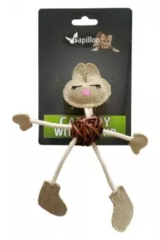 Papillon игрушка для кошек "Кролик" с кошачьей мятой (50 г)