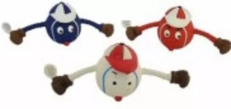 Papillon игрушка для собак "Длиннорукий тенисист", 9х24 см, латекс (97 г)