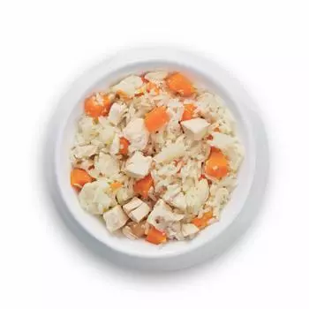 Petsmack филе курицы с цветной капустой, морковью, пропаренным рисом и яблоком для собак (2x100 г)