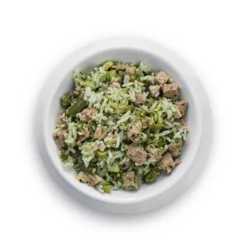 Petsmack вырезка из баранины с брокколи, стручковой фасолью, шпинатом и пропаренным рисом для собак (200 г)