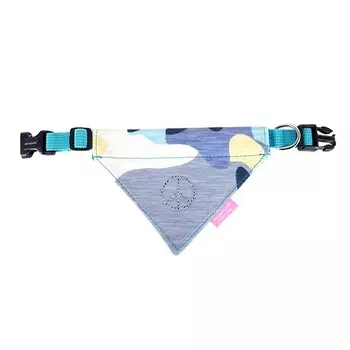 Pinkaholic шарфик "Камуфляж" бирюзовый (L)