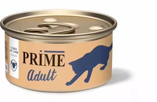 Prime консервы для кошек кусочки в соусе ягненок (75 г)