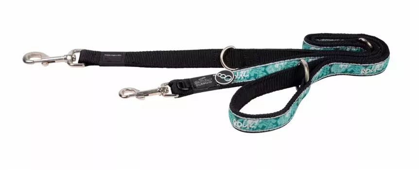 Rogz поводок-перестежка Fancy dress,"Мятное настроение" (L)