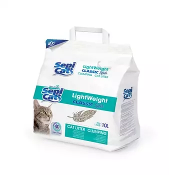 SEPICAT облегченный комкующийся наполнитель классический "СПА", 10 л (6 кг)