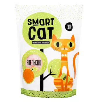 Smart Cat силикагелевый наполнитель с ароматом апельсина (1,66 кг)