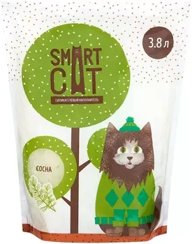 Smart Cat наполнитель силикагелевый наполнитель с ароматом сосны (3,32 кг)