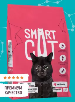 Сухой корм Smart Cat сухой корм