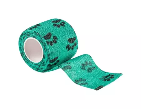 VETЗАБОТА бинт зеленый с лапками (31 г)