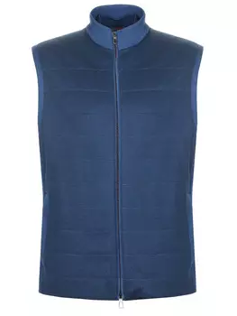 Жилет стеганый шерстяной