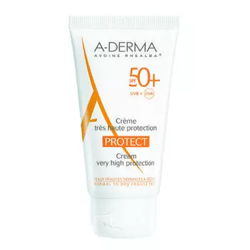 A-Derma Протект Cолнцезащитный крем SPF 50+, 40 мл (A-Derma, Protect)