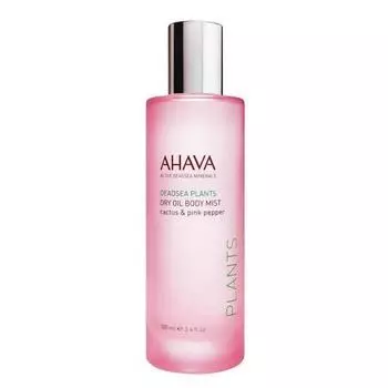 Ahava Сухое масло для тела кактус и розовый перец Dry Oil Body Mist Cactus &amp; Pink Pepper, 100 мл (Ahava, Deadsea plants)