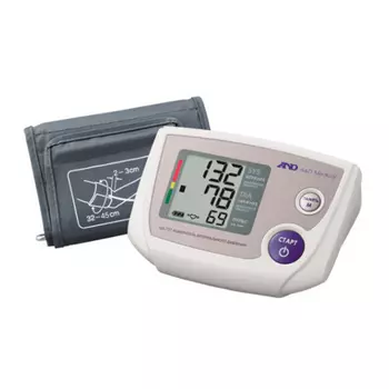AND Тонометр UA-777L автомат с адаптером большая манжета (AND, Тонометр автоматический)