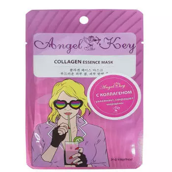 Angel Key Маска для лица Angel Key, с коллагеном, 40 г (Angel Key, Уход)