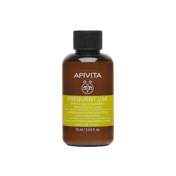 Apivita Миниатюра Шампунь для частого использования с Ромашкой и Мёдом, 75 мл (Apivita, Hair)