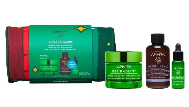 Apivita Набор для лица "Свежесть и сияние" (Apivita, Bee Radiant)
