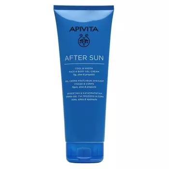 Apivita Охлаждающий увлажняющий гель-крем после солнца, 200 мл (Apivita, Bee Sun Safe)