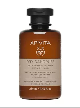 Apivita Шампунь против перхоти для сухих волос с сельдереем и прополисом, 250 мл (Apivita, Hair)
