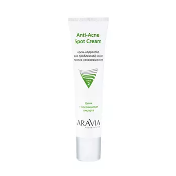 Aravia Professional Крем-корректор для проблемной кожи против несовершенств Anti-Acne Spot Cream, 40 мл (Aravia Professional, Уход за лицом)