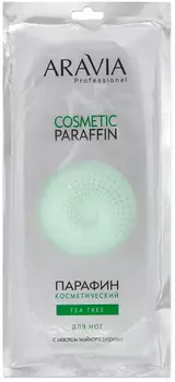 Aravia Professional Парафин косметический Tea Tree с маслом чайного дерева для ног, 500 гр (Aravia Professional, SPA маникюр)