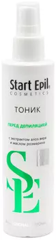 Aravia Professional Start Epil Тоник перед депиляцией с экстрактом алоэ и маслом розмарина для чувствительной кожи, 200 мл (Aravia Professional, Spa Депиляция)