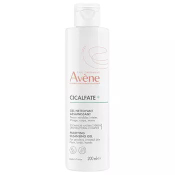 Avene Очищающий гель для чувствительной и раздраженной кожи, 200 мл (Avene, Cicalfate)