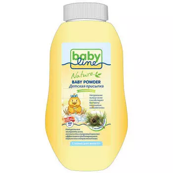 Baby line Детская присыпка с сосновой пыльцой 100г+25% объема дополнительно (Baby line, Nature)