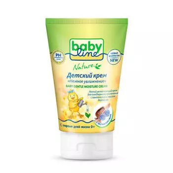 Baby line Детский крем нежное увлажнение 125мл (Baby line, Nature)