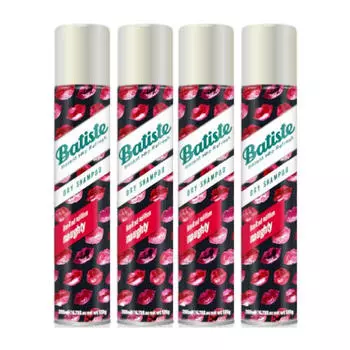 Batiste Комплект Naughty Сухой шампунь 4 шт х 200 мл (Batiste, Fragrance)