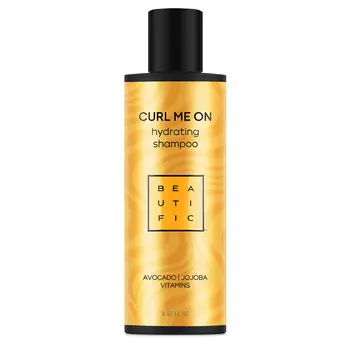 Beautific Увлажняющий шампунь для кудрявых и волнистых волос Curl Me On, 250 мл (Beautific, Hair)