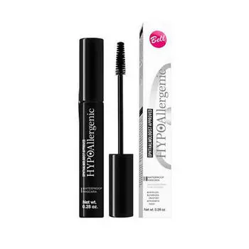 Bell Тушь Для Ресниц Водостойкая Гипоаллергенная Waterproof Mascara 8 мл (Bell, Hypoallergenic)