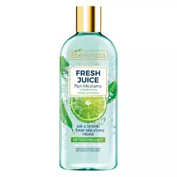Bielenda Детоксифицирующая мицеллярная вода "Лайм", 500 мл (Bielenda, Fresh Juice)