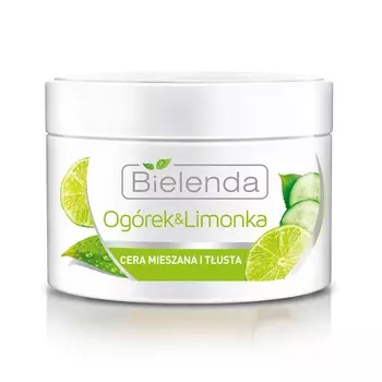 Bielenda Матирующий крем для лица день-ночь "Огурец и лайм", 50 мл (Bielenda, Bouqet Nature)