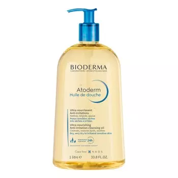 Bioderma Увлажняющее масло для душа, 1 л (Bioderma, Atoderm)