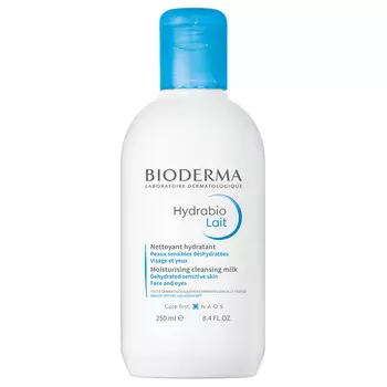 Bioderma Увлажняющее молочко для очищения сухой и обезвоженной кожи, 250 мл (Bioderma, Hydrabio)