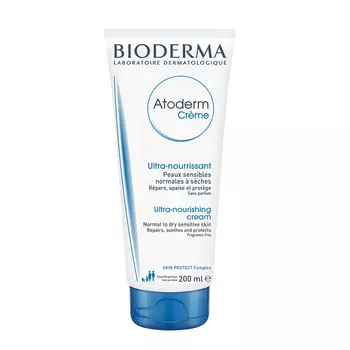 Bioderma Питательный увлажняющий крем для лица и тела, 200 мл (Bioderma, Atoderm)